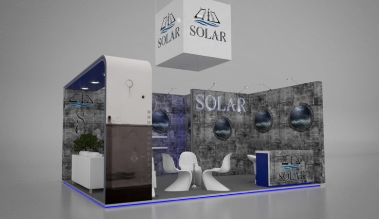 Solar Shipping stand 2018
